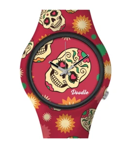 Doodle Watch the Original-CALAVERAS Mood -orologio in silicone fondello acciaio - Foto 1 di 2