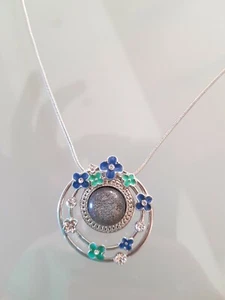 Collana Donna Semi Swarovski+orecchini omaggio - Foto 1 di 3