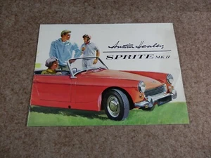 Brochure brochure originale d'epoca Austin Healey Sprite MK2 MK II tedesco - Foto 1 di 7