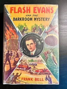 1940 FLASH EVANS AND THE DARKROOM MYSTERY BY FRANK BELL HC DJ HARD TO FIND! - Picture 1 of 11