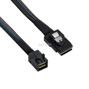 Internal Mini SAS SFF-8087 to Mini SAS High Density HD SFF-8643 Data Cable - Picture 1 of 10