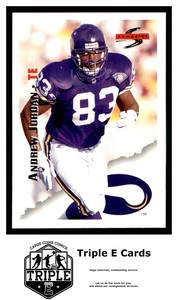 1995 Score #140 Andrew Jordan RC Minnesota Vikings ~A4M