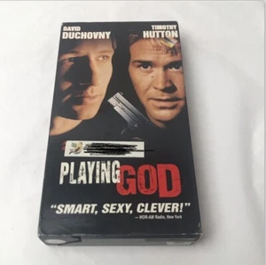 Playing God VHS Tape Duchovny Hutton Action - Picture 1 of 3