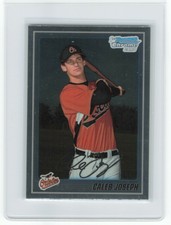 2010 BOWMAN CHROME PROSPECTS CALEB JOSEPH BALTIMORE ORIOLES #BCP55