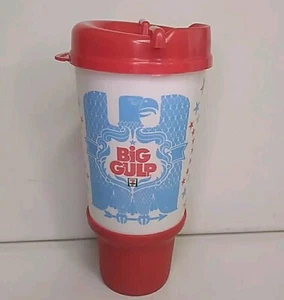 7-11 Big Gulp Insulated 32oz Travel Mug America USA Patriotic Eagle Silicone - Picture 1 of 14