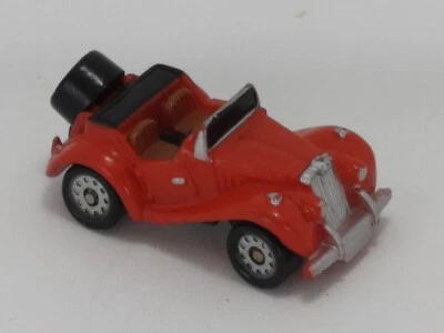 Micro Machines Auburn Red MG TF Convertible 1/144 Scale Vintage Toy Car - Image 1 of 4