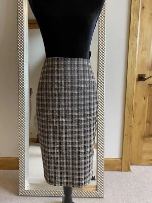 Nueva Falda Lápiz Etcetera por Edmond Chin Pata de Gallo EE. UU. Talla 0 XS Foto 1 de 4