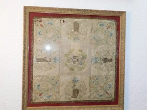Super schönes Sakrales Kelchtuch wohl um 1780 mit Prokatstickerei!! - Picture 1 of 10