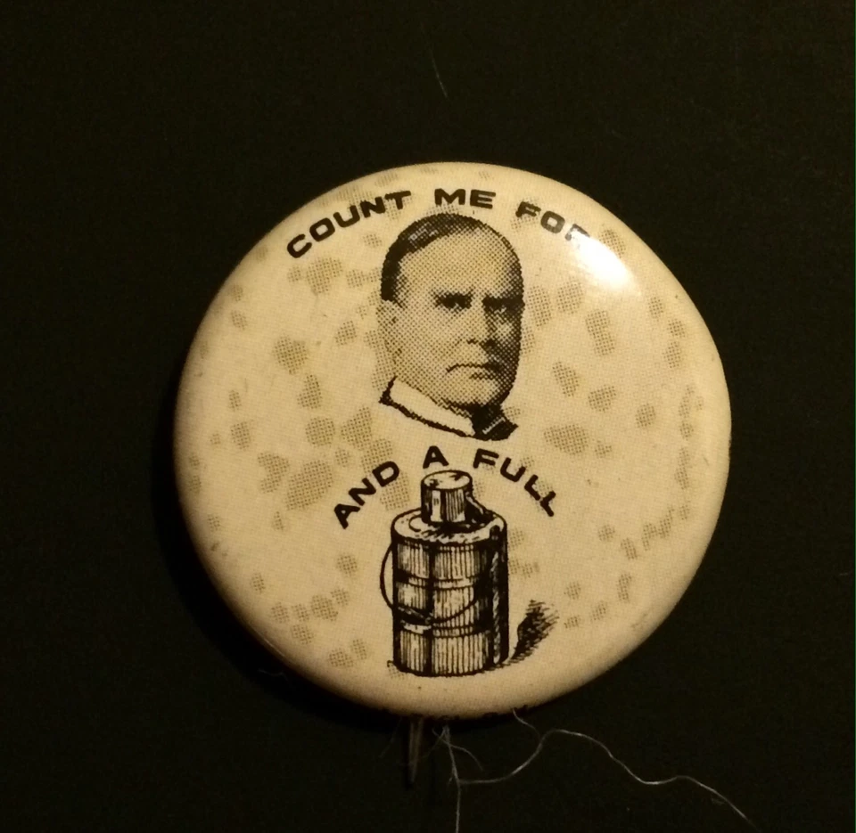 Six 1972 Amoco Campaign Political President Election Pins Buttons - Image 1 of 4