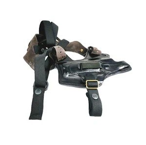 Front Line Leather Shoulder IWB Holster black for Springfield Armory XD 3" LEFT - Picture 1 of 11