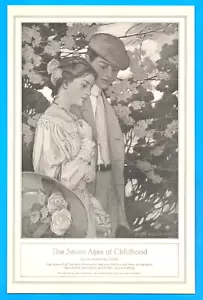 1909 Kunstdruck Zeichnung Jessie Wilcox Smith sieben Jahre Kindheit - Bild 1 von 1