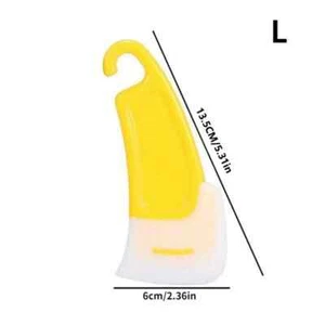 Silicone Pan Scraper Kitchen Utensil Cleaning Spatula Cooking Baking Oil Scraper - Picture 1 of 2