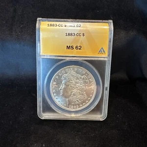 1883 CC Morgan Dollar MS 62 - Picture 1 of 4