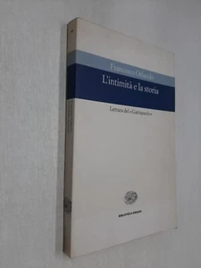 L'INTIMITA' E LA SUA STORIA - FRANCESCO ORLANDO - EINAUDI - 1998 - Foto 1 di 1