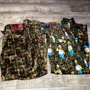 Lot Of 2 Aeropostale Simpsons Mens Fleece PJ Pants Size XL Limited Edition NWT - Picture 1 of 5