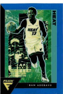 2020-21 Panini Flux Blue #93 Bam Adebayo  Miami Heat