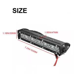 7'' 18W Spot Flood LED Work Light Bar Lamp Driving Fog Offroad SUV 4WD Car Truck - Picture 1 of 10