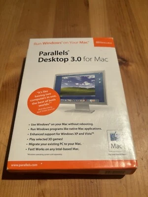 Parallels Desktop 3.0 for Mac, 2007, Unsealed, Never Used - Image 1 of 3