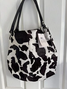 Owen Barry Cowhide Leather Shoulder Handbag & Dust Bag - Picture 1 of 4