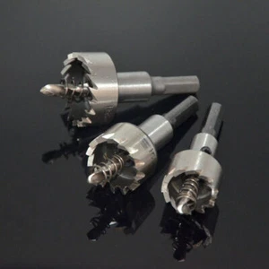 HSS Metal Holesaw Stainless Steel Drill Bit Hole Saw Cutter Reaming 12 - 100mm  - Picture 1 of 4
