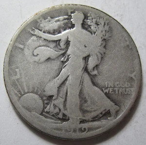 1919-D silver Walking Liberty Half Dollar (#310D) - Picture 1 of 2