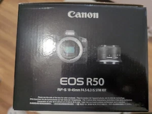 Canon EOS R50 Mirrorless Camera with RF-S 18-45mm Kit - Picture 1 of 7