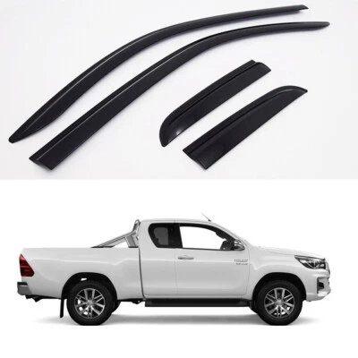 Escudos contra humo 4 piezas para Toyota Hilux SR5 2019 ~ 2020 cabina extra Foto 1 de 4