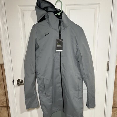 Nike Protect Shield Repel Training Parka/Jacket Gray Mens Size S Tall AJ6719-065 - Image 1 of 4