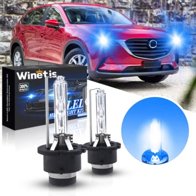 2X D2S 10000K Xenon HID Headlight Bulbs 35W Factory Direct Replace For Mazda CX9 - Image 1 of 4