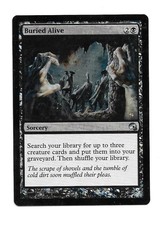MTG Magic the Gathering PREMIUM GRAVEBORN FOIL BURIED ALIVE 20/30 x 1