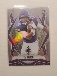 2025 Phoenix Tai Felton RC #171 Silver Parallel Minnesota Vikings - Bild 1 von 2