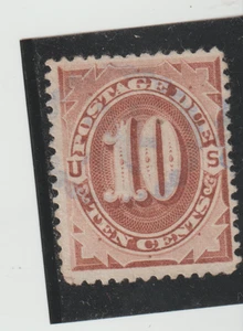 U.S. Scott #J5 Used 10c Postage Due Stamp NY Pearl Cancelation  CV $70.00 - Picture 1 of 1