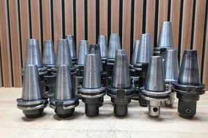 Lot Of 20 Assorted CAT40 End Mill Holders (SEE DESCRIPTON FOR DETAILS) - Picture 1 of 3