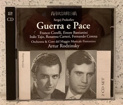PROKOFIEV War and Peace [1953] (2 cds RODZINSKY • CORELLI • CARTERI • BASTIANINI - Image 1 of 4