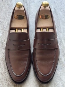 PAUL SMITH BROWN WOLF LOAFERS 10 / 9UK LEATHER PENNY $550 - Picture 1 of 11