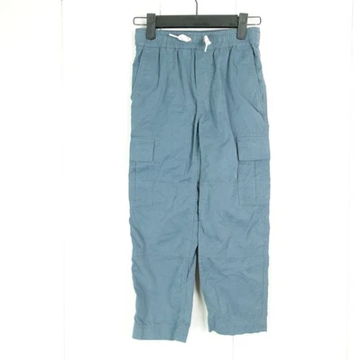 Hanna Andersson Pants Boys SZ 6-7 120cm Cargo Pull On Elastic Waist Minimalist - Image 1 of 4