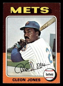 1975 Topps Cleon Jones #43 EX-MT New York Mets - Picture 1 of 2