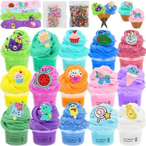 Cloud Slime Butter Slime Kit, 15 Pack Fluffy Slime for Kids, Slime Birthday P... - Picture 1 of 6