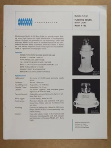 1965 Geodyne A-180 Flashing Xenon Buoy Light vintage print Ad - Picture 1 of 2