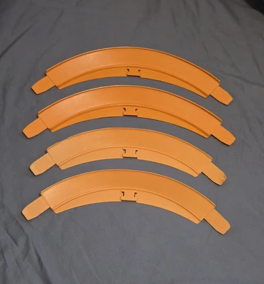 Hot Wheels Redline Era Hot Curves, оранжевый, 4 половинных изгиба, 6223-040 и 6294-042 - Изображение 1 из 4