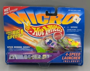 Hot Wheels Micro Speed Demon Series mit 4 Speed Launcher 1995 17509 Horror Neu in OVP - Bild 1 von 15
