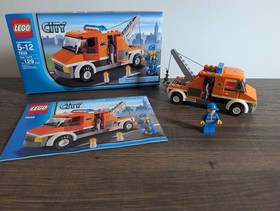 Lego City Tow Truck #7638 - with Box And Instructions - Missing Traffic Lights