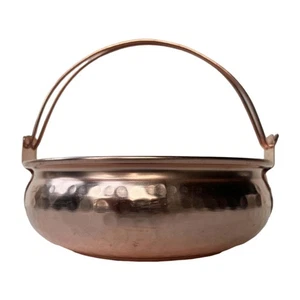 Soup Cooking Pot Household Copper Pot Cookware Kitchenware Hammered Copper - Picture 1 of 5