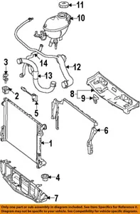 MERCEDES OEM 08-15 C250 Cooling Radiator Components-Overflow Hose 2045017182 - Picture 1 of 1