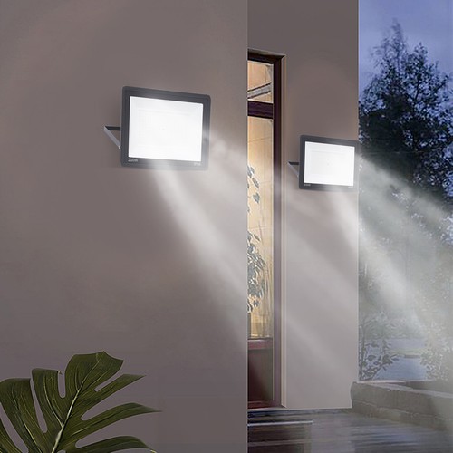2 Pack 16000LM Super Bright Security Lights, IP66 Waterproof Outdoor