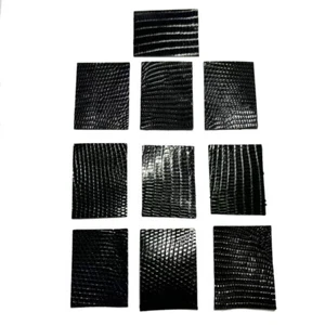 10x Almohadilla de regazo de cuero de lagarto para violín viola arco 35*27 mm - Imagen 1 de 7