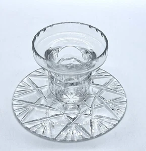Webb Corbett Crystal Candle Holder - Set of 2 Made in England - Picture 1 of 5