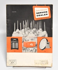 VINTAGE APRIL 1955 RADIO - TELEVISION SERVICE DEALER MAGAZINE PUBLICATION - Picture 1 of 4