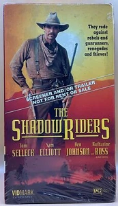 The Shadow Riders VHS 1992 Tom Selleck Sam Elliott **SEALED PROMO SCREENER** - Picture 1 of 3