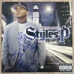 Styles P Signed Time Is Money Vinyl Record Hip Hop The Lox Rap Legend RAD - Picture 1 of 1